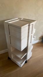 Boby Trolley Joe Colombo origineel B-line design wit groot, Ophalen, Zo goed als nieuw