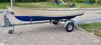 visboot met trailer, exclusief motor, Ophalen, Gebruikt