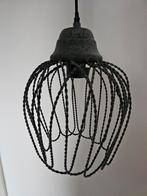 Grijs stalen  hanglamp, Huis en Inrichting, Lampen | Hanglampen, Ophalen of Verzenden, Minder dan 50 cm
