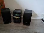 Philips Mini Stereo Set met Radio, Cassette & CD, Philips, Gebruikt, Ophalen of Verzenden, Tuner of Radio