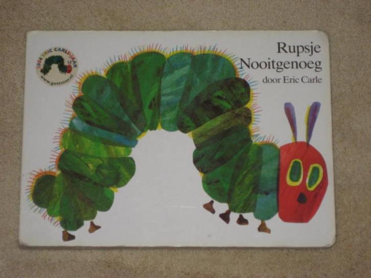 Eric Carle Rupsje nooitgenoeg Spin Vuurvliegje Vader zeepaar, Boeken, Kinderboeken | Kleuters, Gelezen, Fictie algemeen, Ophalen of Verzenden