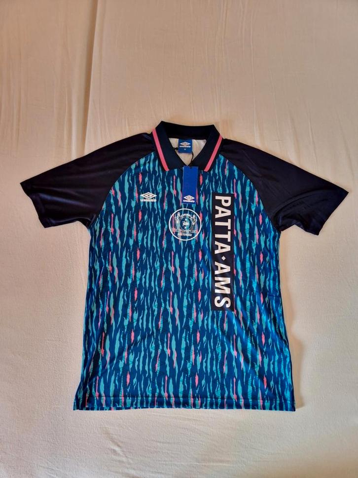 Ajax patta Amsterdam shirt M jersey, Kleding | Heren, Sportkleding, Nieuw, Voetbal, Maat 48/50 (M), Oranje, Ophalen of Verzenden