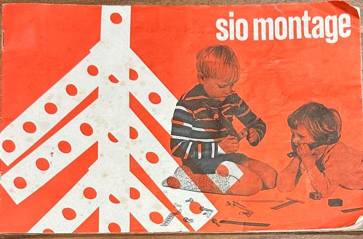 Vintage Sio Montage Catalogus - Speelgoed Bouwdoos, Antiek en Kunst, Antiek | Speelgoed, Ophalen of Verzenden