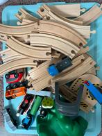 Trein spoor en treinen, Kinderen en Baby's, Speelgoed | Houten speelgoed, Ophalen, Zo goed als nieuw, Overige typen