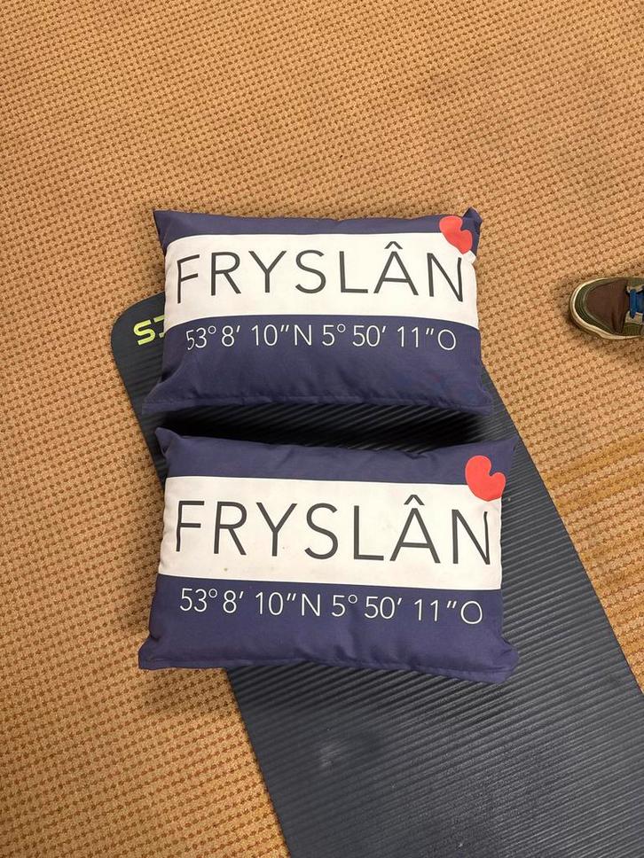 Twee Friesland Watersport Kussens - Bootkussens, Watersport en Boten, Accessoires en Onderhoud, Zo goed als nieuw, Interieur en Kussens