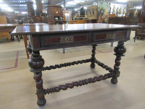 Oer 11148 18e eeuwse noten-palissanderhouten Portugese tafel, Antiek en Kunst, Antiek | Meubels | Tafels, Ophalen