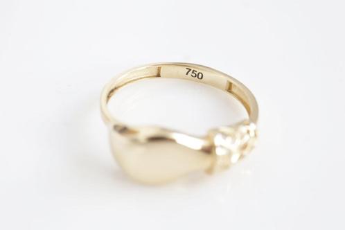 18 Karaat Gouden Dames Slangen Ring, Sieraden, Tassen en Uiterlijk, Ringen, Nieuw, Dame, 17 tot 18, Goud, Goud, Ophalen of Verzenden