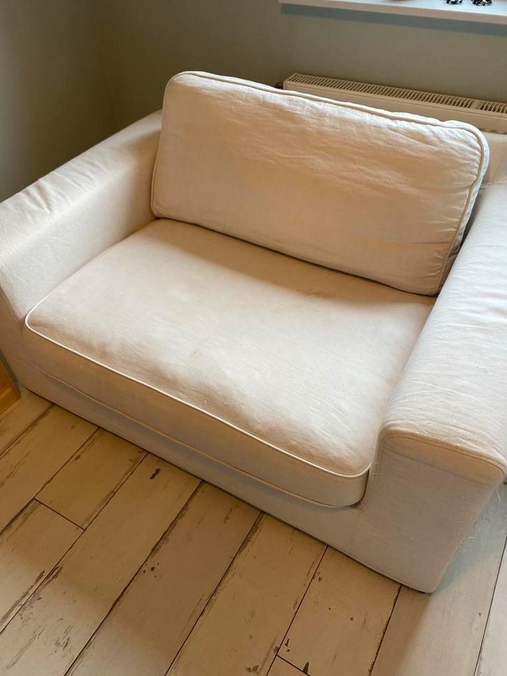 Heerlijke loveseat!, Huis en Inrichting, Banken | Sofa's en Chaises Longues, Zo goed als nieuw, Tweepersoons, Minder dan 150 cm