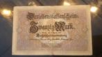 20 Deutsche Mark 1914, Postzegels en Munten, Bankbiljetten | Europa | Niet-Eurobiljetten, Ophalen of Verzenden, Duitsland, Los biljet