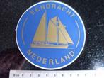 sticker eendracht nederland nL zeilschip donkerblauw, Verzamelen, Stickers, Verzenden, Zo goed als nieuw, Bedrijf of Vereniging