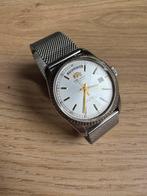 Orient Day-Date in top staat, Sieraden, Tassen en Uiterlijk, Horloges | Antiek, Overige merken, Staal, Polshorloge, 1960 of later