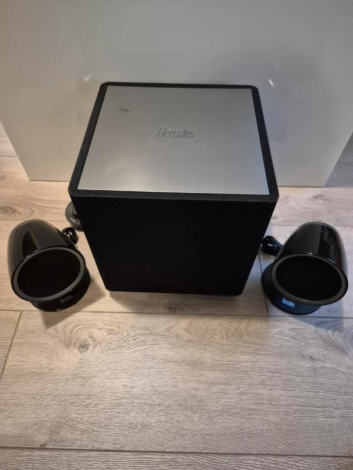 Hercules XPS 41 Speakerset, Audio, Tv en Foto, Luidsprekers, Gebruikt, Front, Rear of Stereo speakers, Minder dan 60 watt, Overige merken