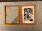 2 Rood/Bruine Fotolijsten 13x18 cm, Ophalen of Verzenden, Gebruikt