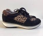 Xsensible stretchwalker sneakers leer zwart mt 38, Xsensible, Zwart, Ophalen of Verzenden, Sneakers of Gympen