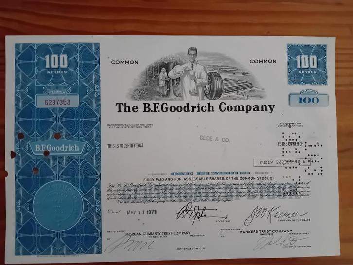 B.F. Goodrich banden - 1971, Verzamelen, Automerken, Motoren en Formule 1, Gebruikt, Auto's, Ophalen of Verzenden