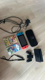 Nintendo Switch V2 | diverse spellen en accessoires, Spelcomputers en Games, Spelcomputers | Nintendo Switch, Met games, Met 2 controllers