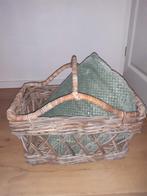 Prachtige rotan mand, Huis en Inrichting, Ophalen of Verzenden, Zo goed als nieuw, Rond, Riet