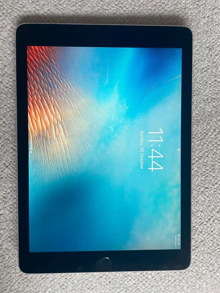 Apple iPad Air 2 - met beschermhoes, Computers en Software, Apple iPads, Gebruikt, Apple iPad Air, Wi-Fi, 9 inch, 16 GB, Grijs