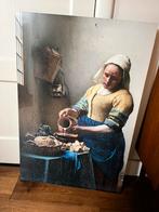 Reproductie van 'Het Melkmeisje' van Vermeer, Antiek en Kunst, Ophalen
