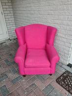 Roze zitstoel. Af te halen., Huis en Inrichting, Fauteuils, Ophalen, Gebruikt, 75 tot 100 cm, 75 tot 100 cm