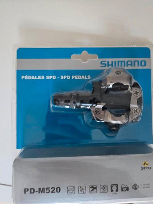 Shimano SPD Pedalen PD-M520 – Nieuw in Open Verpakking, Fietsen en Brommers, Fietsonderdelen, Nieuw, Mountainbike, Crankstel of Pedalen
