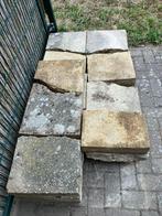 Grindtegels 40x40x10 cm, Tuin en Terras, Tegels en Klinkers, Ophalen, Gebruikt, 5 tot 10 m², Beton