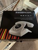 Sagemcom sixty  wit + 2de toestel zwart, Telecommunicatie, Vaste telefoons | Handsets en Draadloos, Ophalen of Verzenden, Zo goed als nieuw