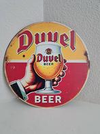 Duvel metalen bord, Ophalen of Verzenden, Zo goed als nieuw, Reclamebord, Plaat of Schild, Duvel