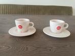 D.E. Espresso Kopjes Set, Huis en Inrichting, Keramiek, Ophalen of Verzenden, Zo goed als nieuw, Effen