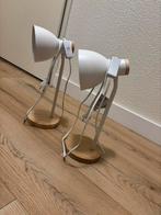 Tafellampen 2 stuks, Ophalen of Verzenden, Zo goed als nieuw, Minder dan 50 cm