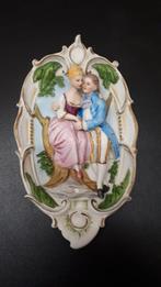 Wanddecoratie, biscuit porselein in reliëf, Ophalen of Verzenden