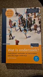 Wat is onderzoek? Nel Verhoeven - onderzoeksboek, Sociale wetenschap, Ophalen of Verzenden, Zo goed als nieuw, N. Verhoeven