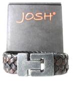 NIeuwe Josh heren armband, Verzenden, Nieuw, Bruin, Leer