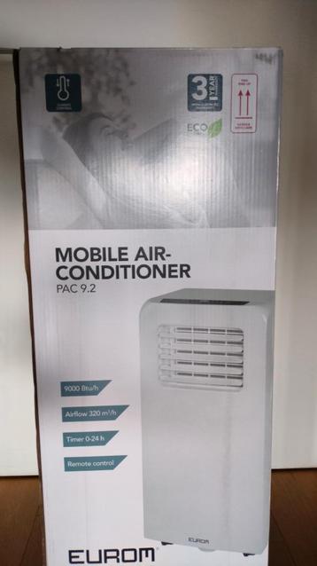 Eurom Pac 9.2 mobiele airco met luchtafvoerslang beschikbaar voor biedingen