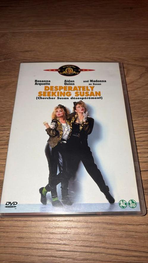 Desperately Seeking Susan met Rosanna Arquette en Madonna., Cd's en Dvd's, Dvd's | Komedie, Zo goed als nieuw, Actiekomedie, Ophalen of Verzenden