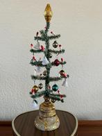 Vintage kerstboompje met versiering jaren 60, Ophalen of Verzenden, Zo goed als nieuw