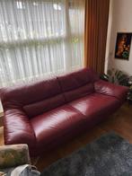 Italsofa leren bank - 2/3 zits, Huis en Inrichting, Ophalen, Gebruikt, 150 tot 200 cm, Tweepersoons