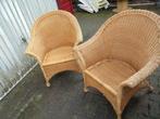 twee rotan fauteuils, Huis en Inrichting, Riet of Rotan, 75 tot 100 cm, 50 tot 75 cm, Ophalen