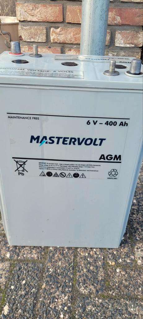 Mastervolt 6V 400Ah Accu - 5 jaar gebruikt als backup, Audio, Tv en Foto, Accu's en Batterijen, Zo goed als nieuw, Ophalen