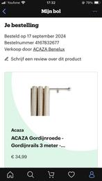Gordijn roude nooit gebruikt, Huis en Inrichting, Stoffering | Gordijnen en Lamellen, Ophalen, Zo goed als nieuw, Grijs