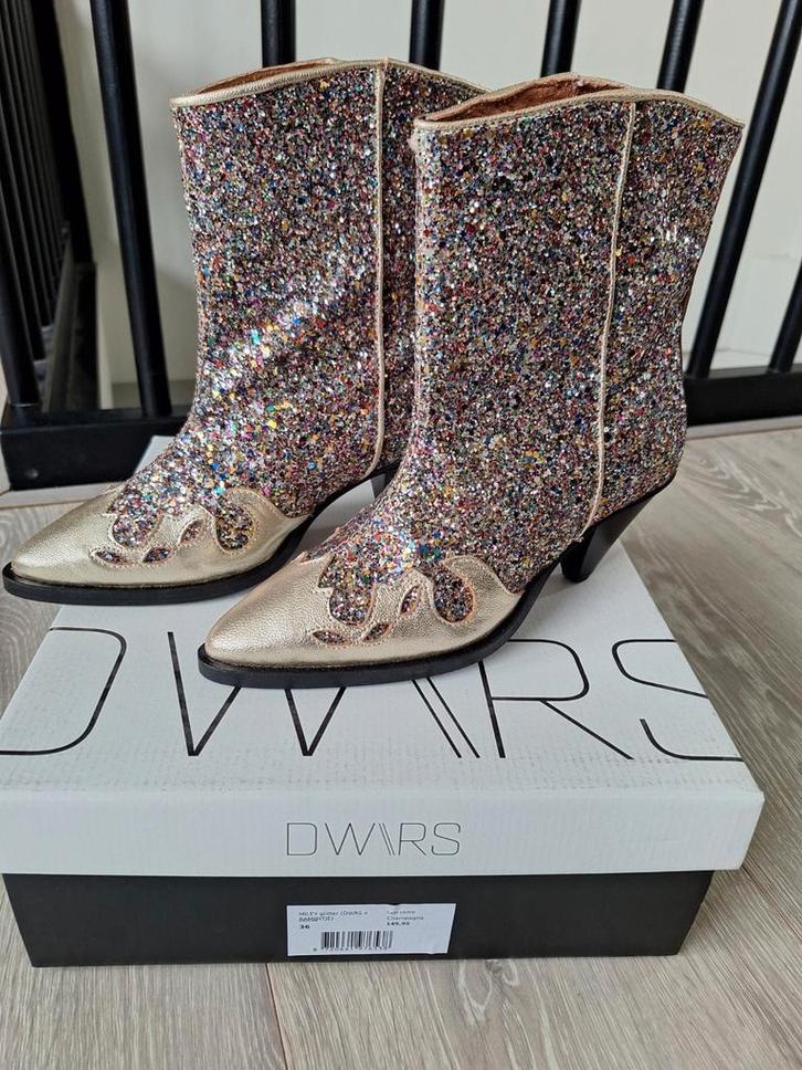 Glitterlaarsjes van DWRS, Kleding | Dames, Schoenen, Nieuw, Overige kleuren, Ophalen