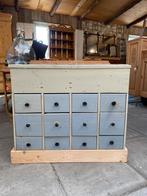 Stoere brocante kast ladekast met opbergruimte, Ophalen, Gebruikt, 50 tot 100 cm, Minder dan 100 cm