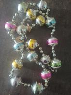 Oude kerstketting kerst slinger van glas, Diversen, Kerst, Ophalen of Verzenden, Zo goed als nieuw