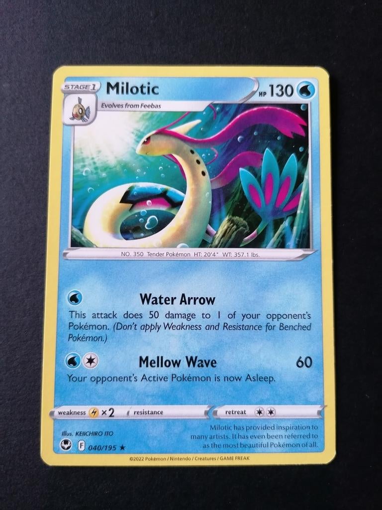 Milotic - Silver Tempest 040/195 - Pokémon, Ophalen of Verzenden, Zo goed als nieuw