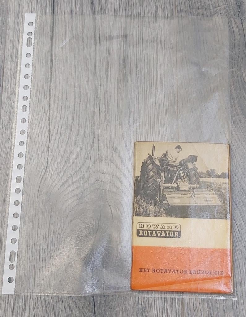 Howard rotavator frees landbouw folder/zakboekje, Ophalen of Verzenden, Zo goed als nieuw, Folder