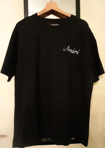 Nieuwe zwarte tshirt van Amiri maat XL oversized  beschikbaar voor biedingen