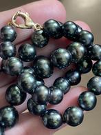 Kostbaar tahitiparel collier met 14 karaat gouden slotje, Ophalen of Verzenden, Zo goed als nieuw, Goud