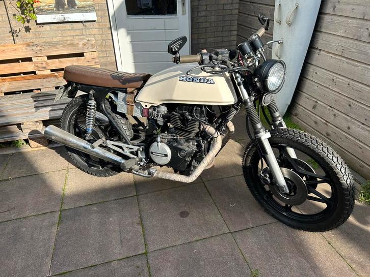 Honda CB450 pc14 uit 1986 - scrambler PROJECT, Motoren, Motoren | Honda, Particulier, Overig, 2 cilinders, Ophalen