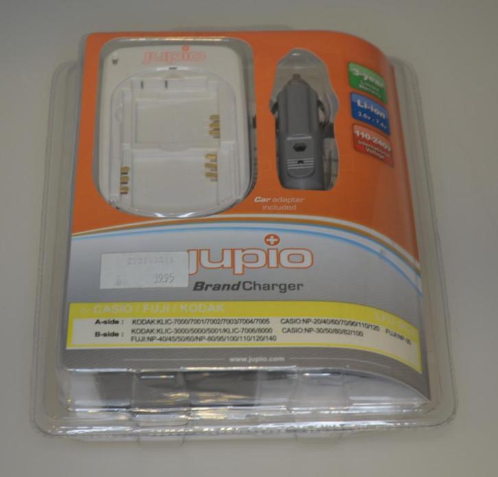 Jupio LFU 0020 Brand Charger Casio, Fuji, Kodak, Audio, Tv en Foto, Opladers, Nieuw, Ophalen of Verzenden