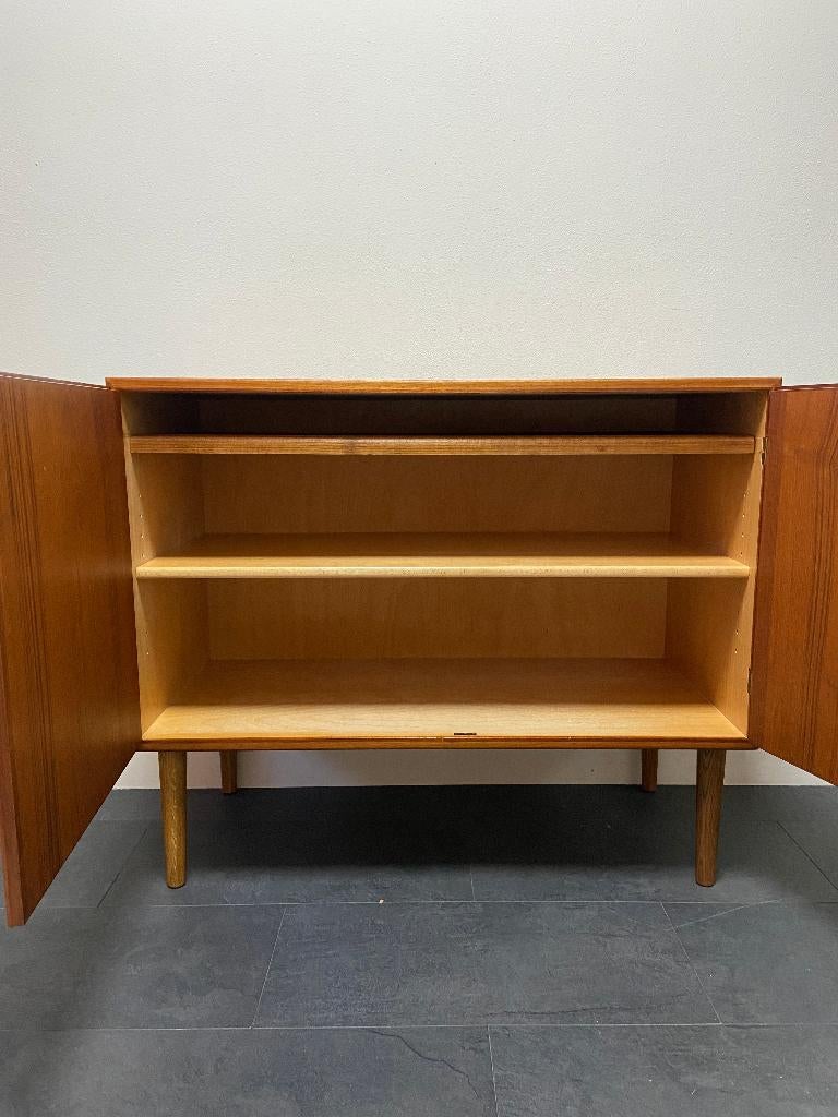 Vintage Deens dressoir van Børge Mogensen, Ophalen, Gebruikt, 100 tot 150 cm, Teakhout